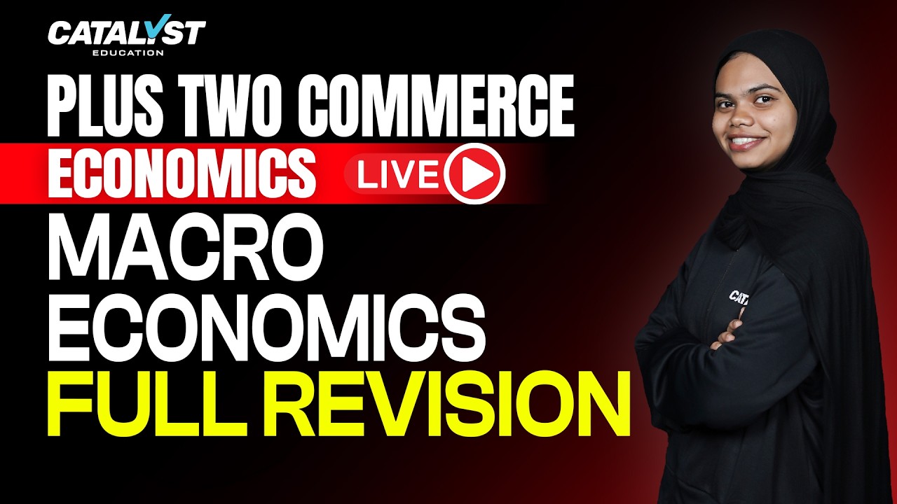 PLUS TWO ECONOMICS LIVE 🔴 | Macro Economics Full Revision 2026 | A+ നേടാം 💯