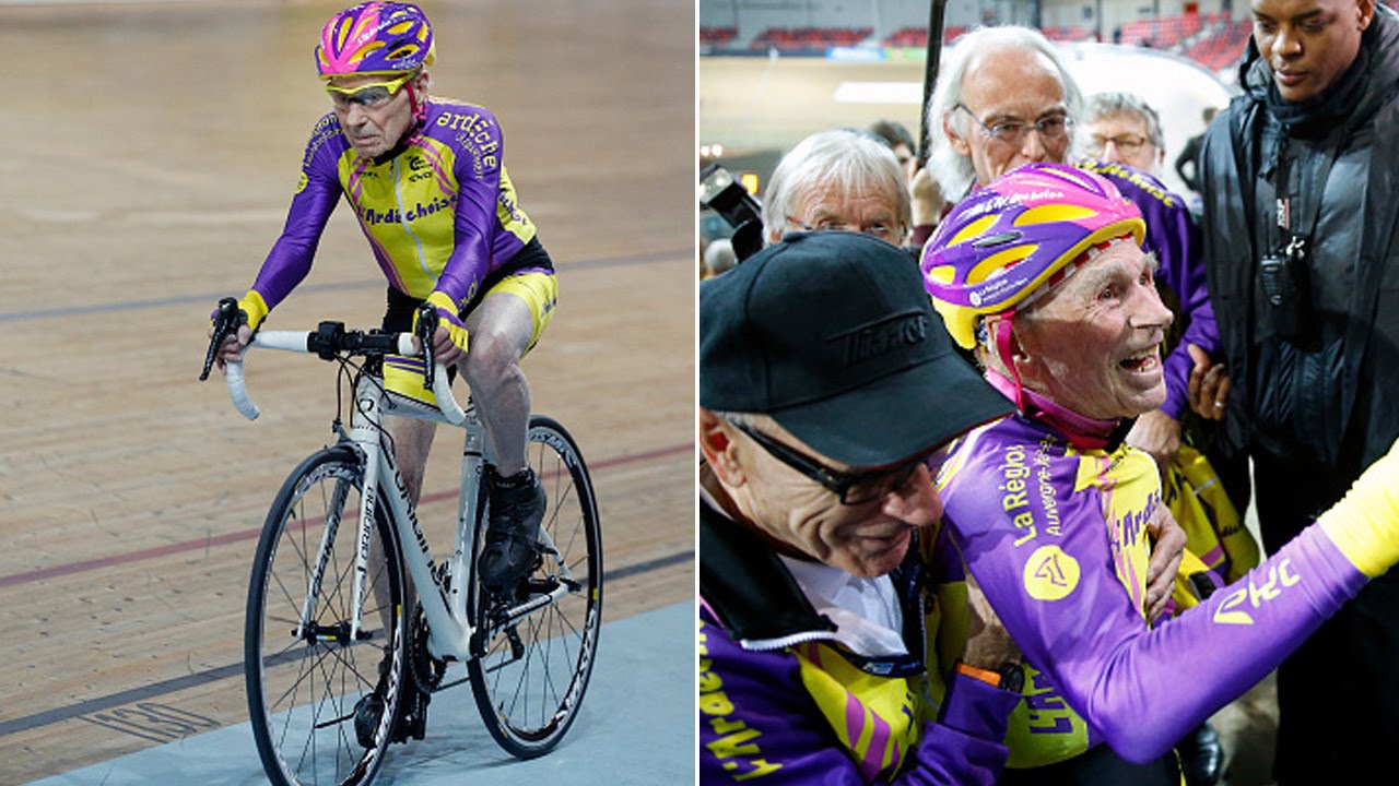 105-Year-Old Cyclist Breaks World Record, Proves Former Coach Wrong