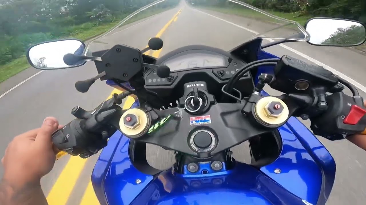 ACELERANDO A CBR600F - 4X1 PONTEIRA ORIGINAL - R6 NO ROLE #moto #gopro #viral #motovlog #automobile 