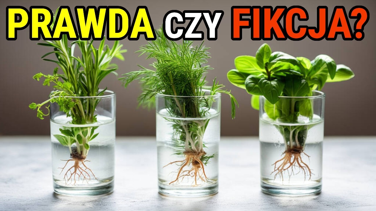 Eksperyment: jakie zioła można ukorzenić w wodzie?