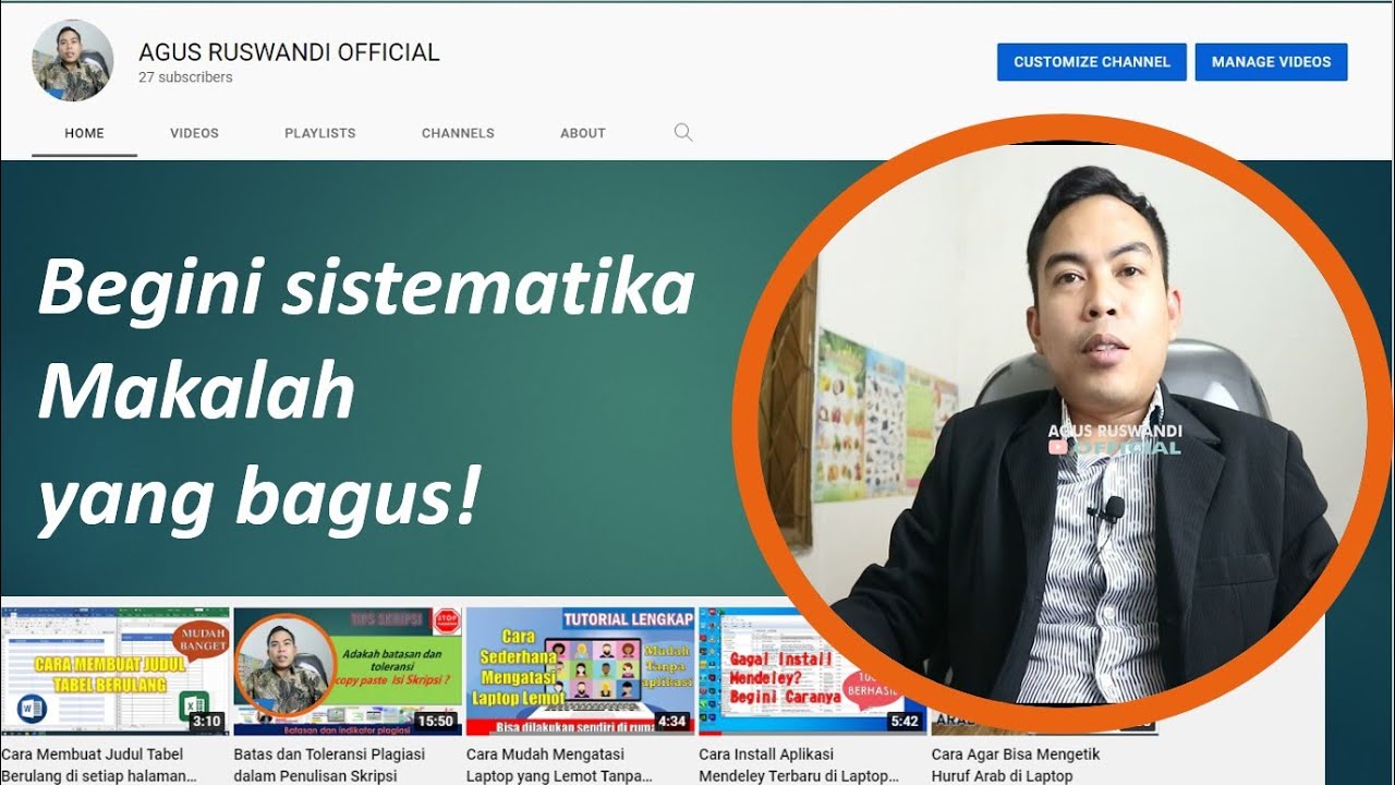 Cara Menyusun Sistematika Makalah yang Baik dan Benar dilengkapi dengan Contoh dan Penjelasannya