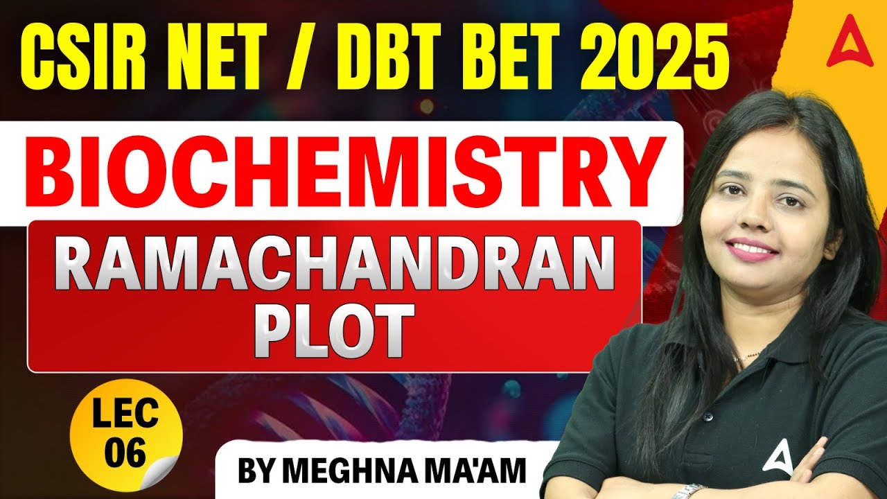 DBT BET 2025 | CSIR NET 2025 | Biochemistry Ramachandran Plot | DBT BET Exam Preparation | Lec-06