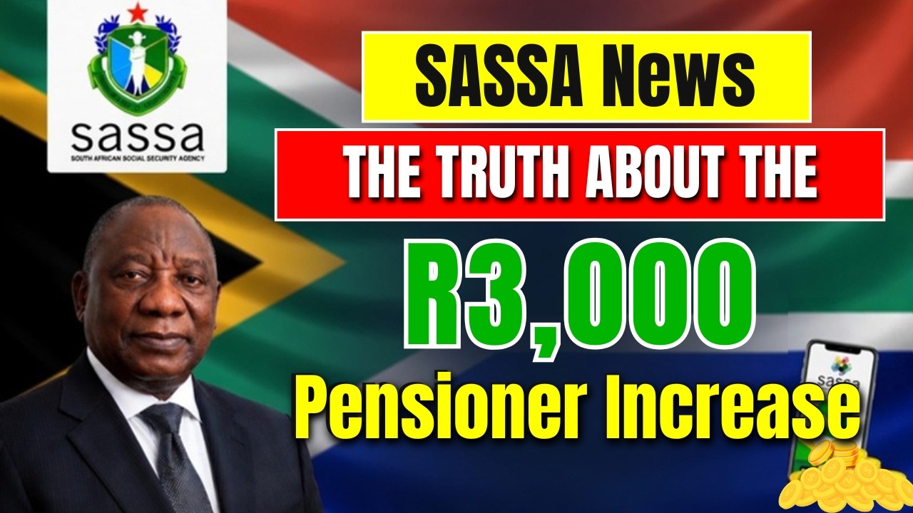 🚨 SASSA News | The Truth About the R3,000 Pensioner Increase