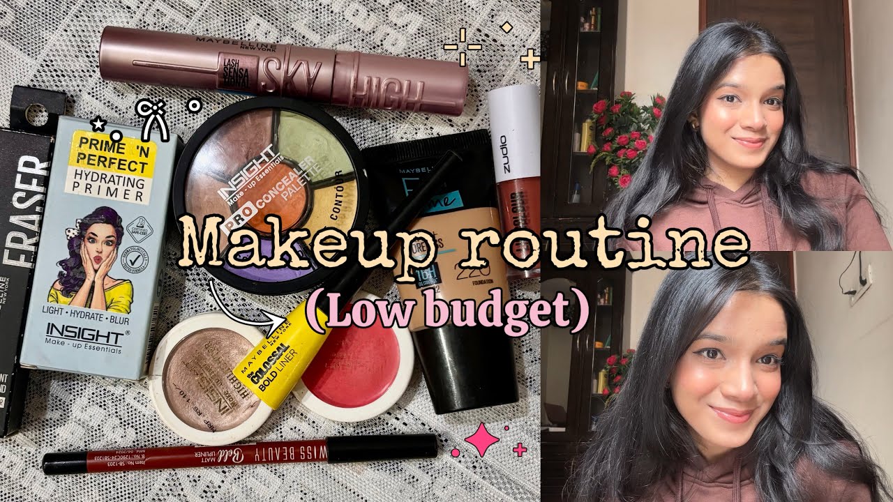 Makeup tutorial | low budget edition♡
