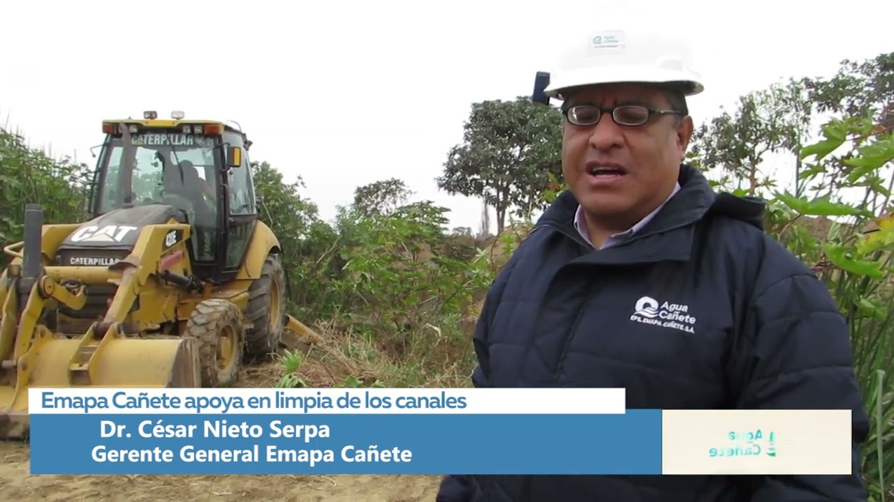 EMAPA CAÑETE CUMPLE CON LA LIMPIA GENERAL DE LOS CANALES
