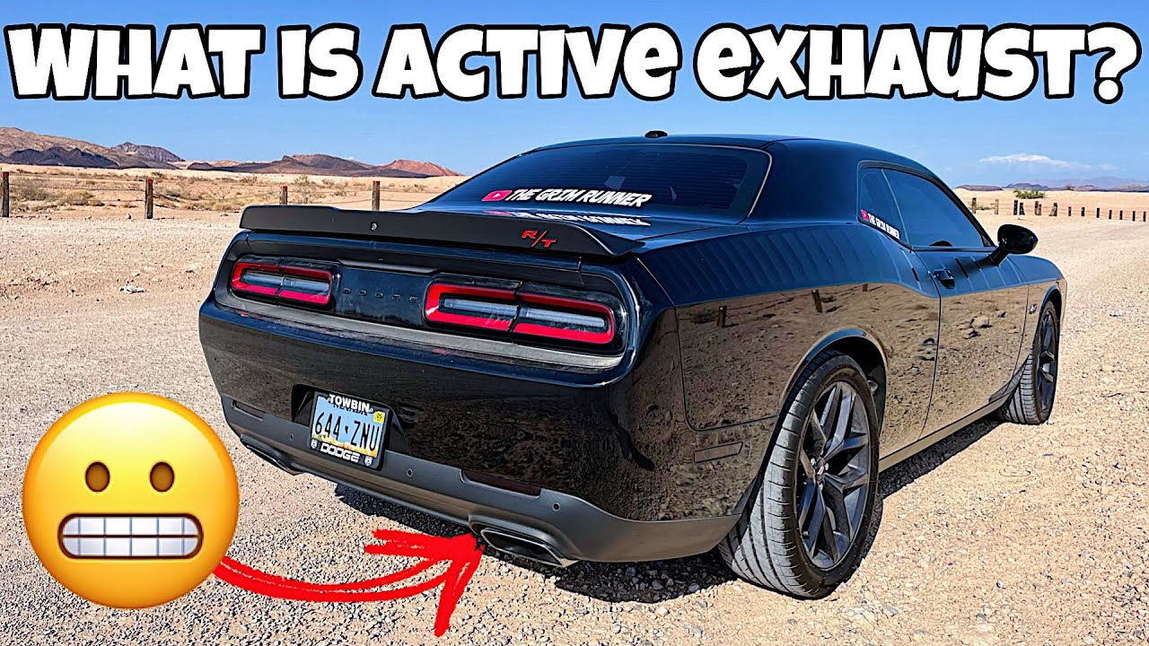 Here Is How The Active Exhaust System Works On A Dodge Challenger And Charger