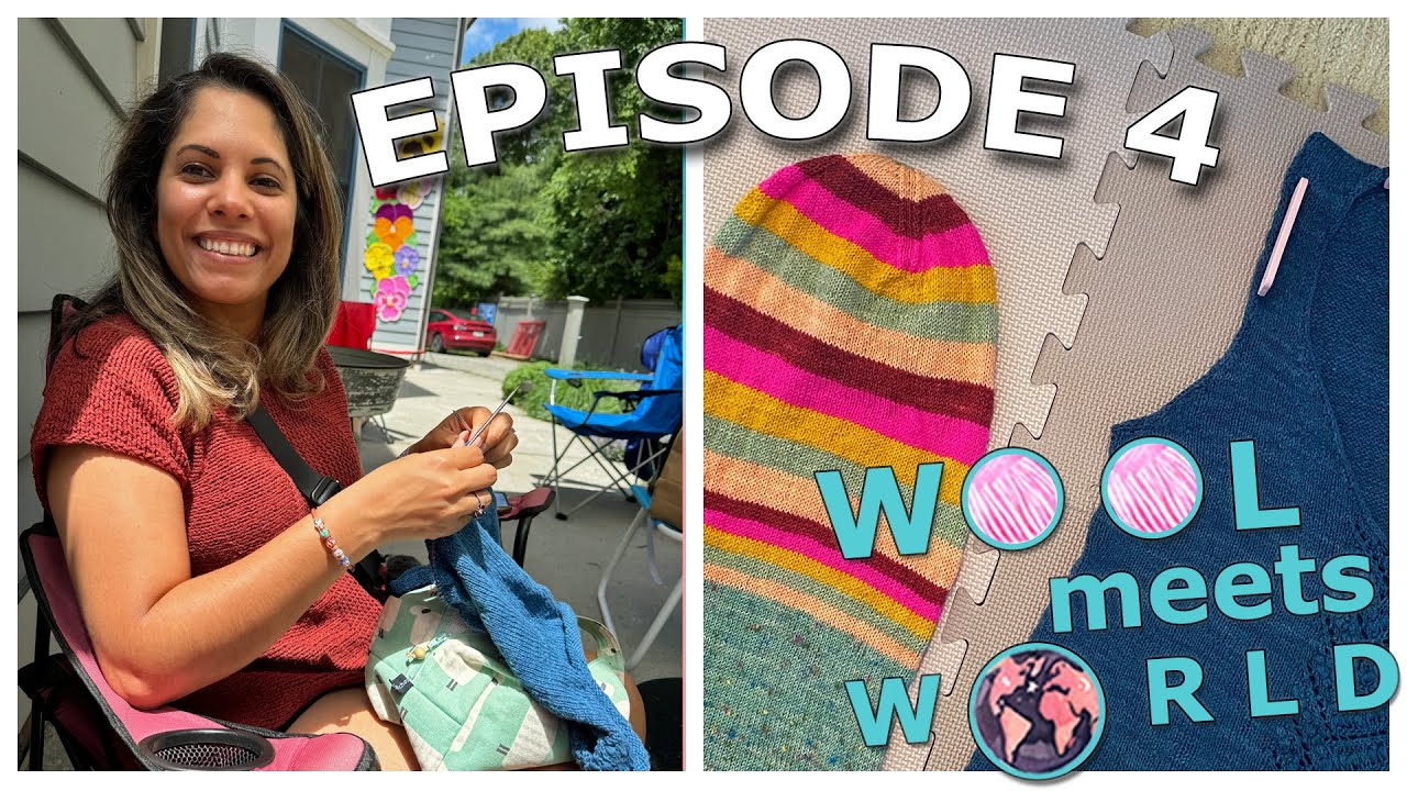 Knitting Podcast Ep 4 | Summer to Fall Knitting, Yarn Dyeing and The Bear