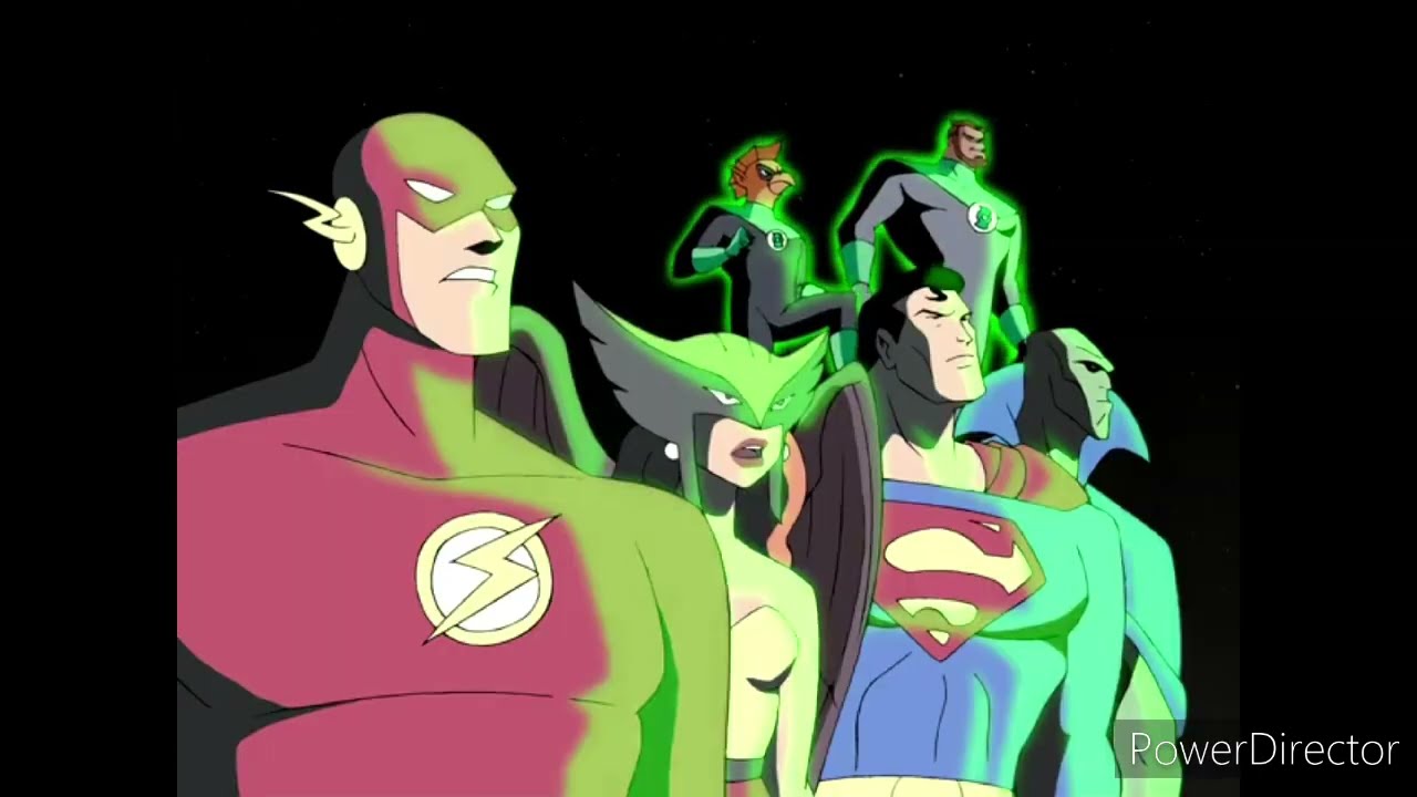 Justice League Green Lantern Defeats Manhunters