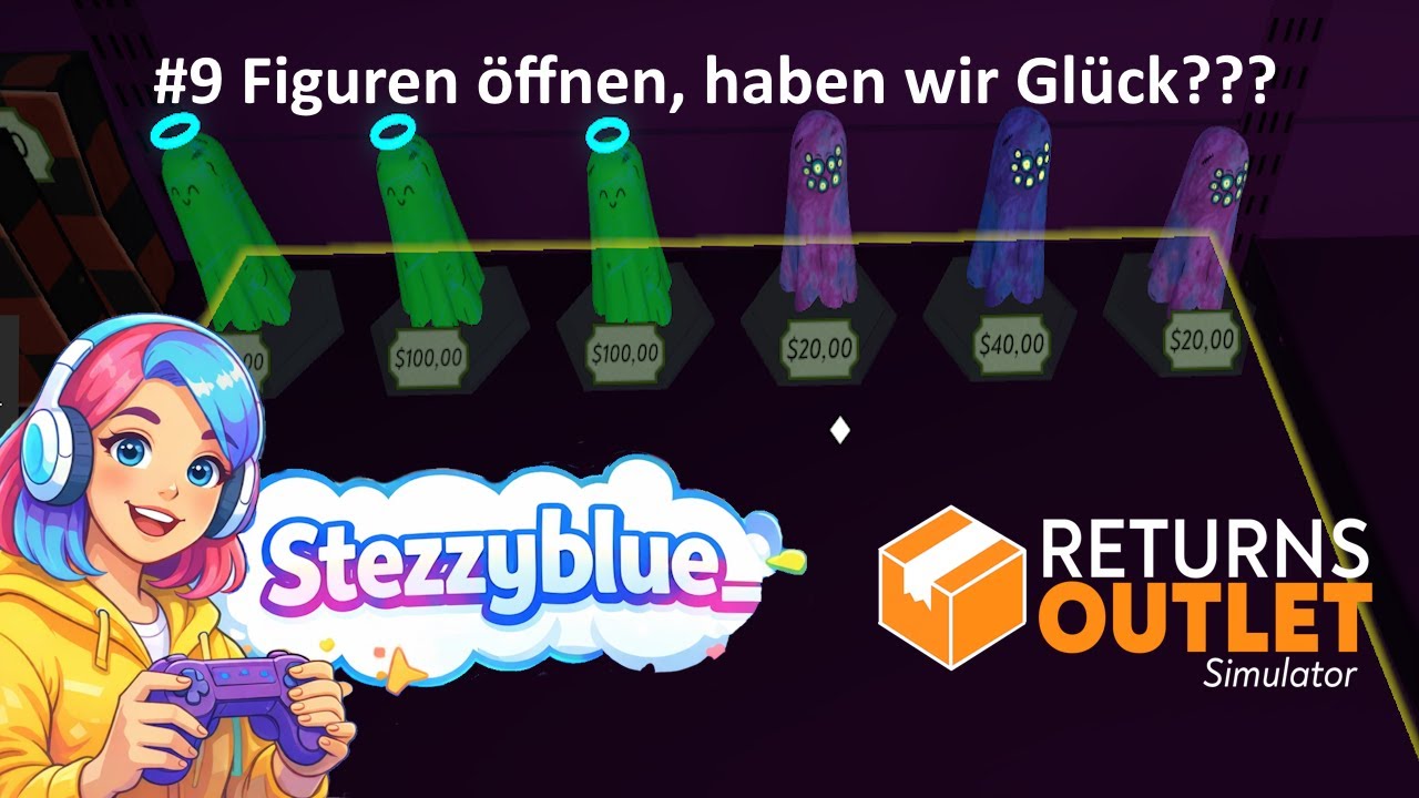 Figuren auspacken, Returns Outlet Simulator #9  LET'S PLAY DEUTSCH