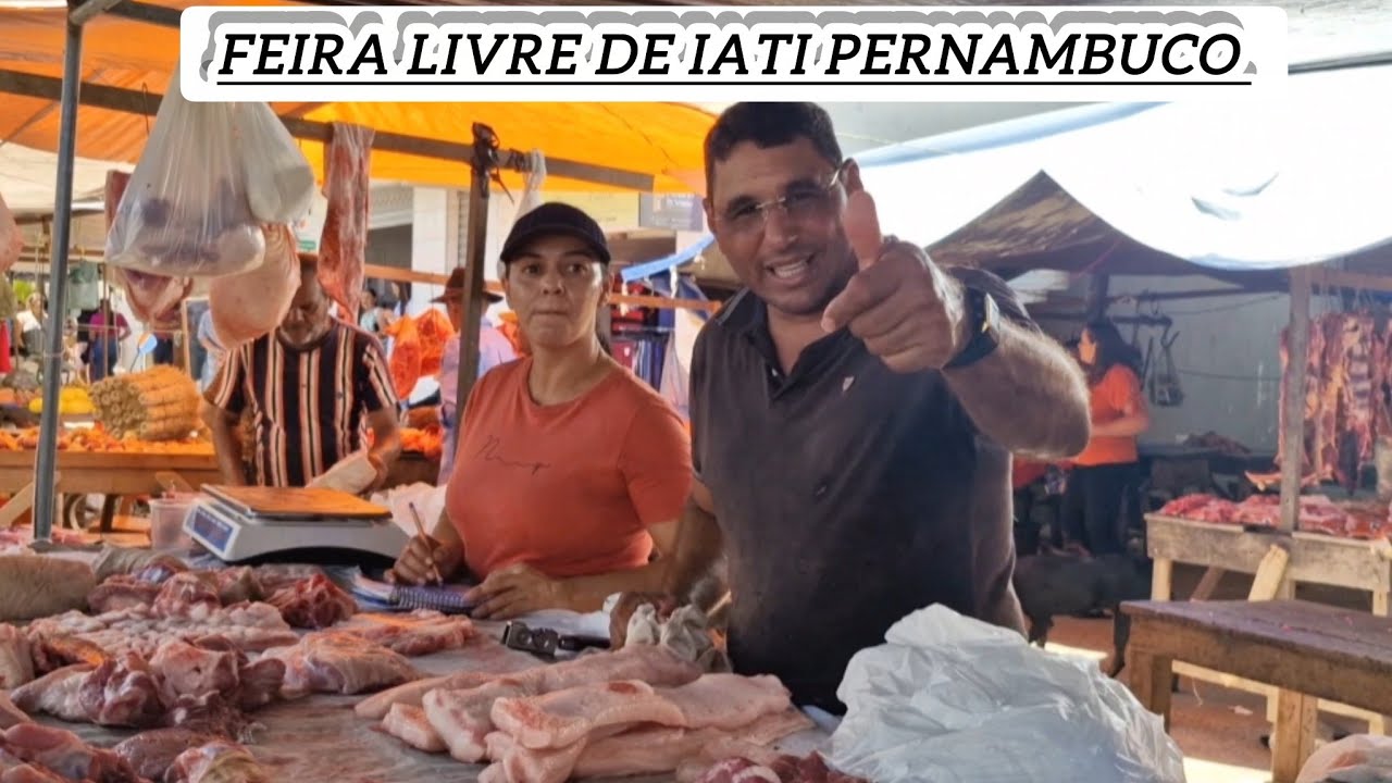 Feira livre de iati Pernambuco no canal coisas do interior de Pernambuco 
