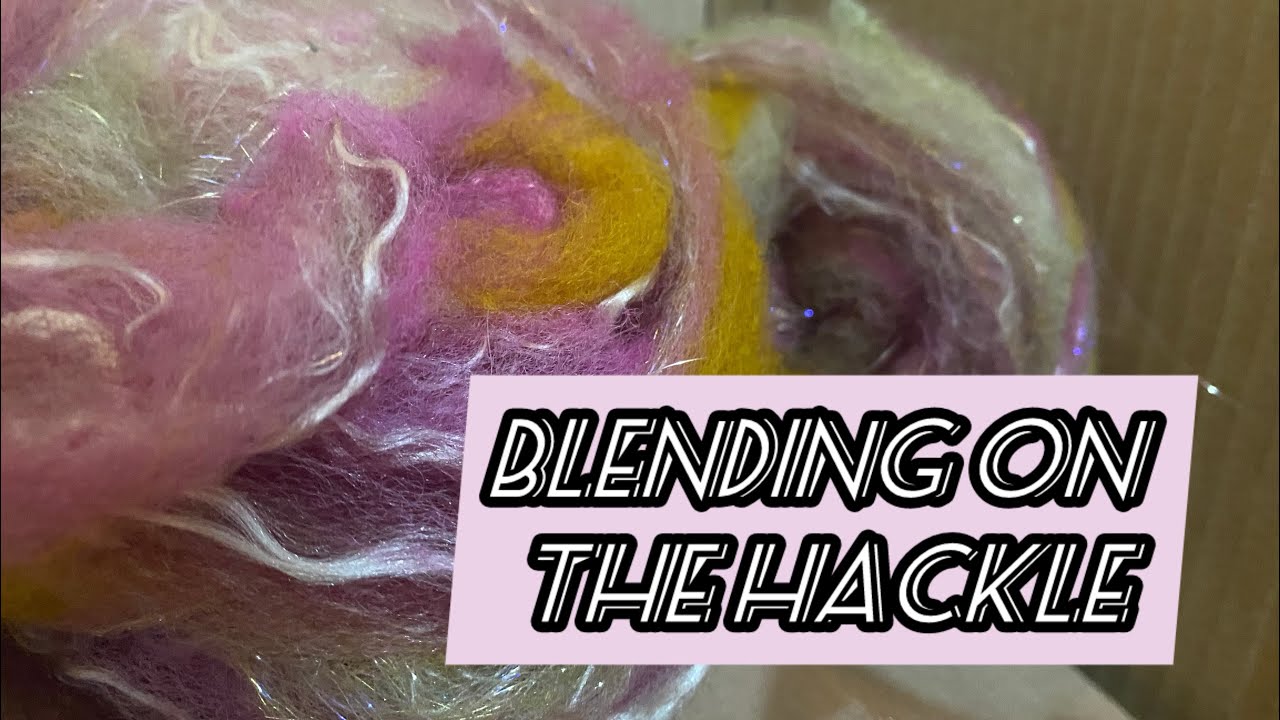 Blending Wool on the Hackle