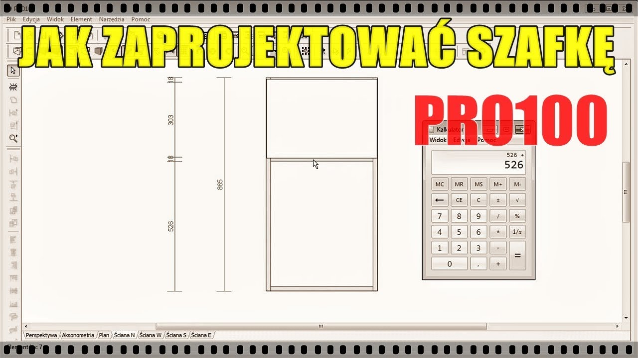 Jak zaprojektować szafki kuchenne - PRO100
