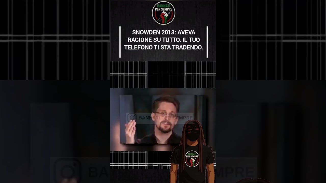 Edward Snowden ex consulente CIA e NSA che nel 2013 ha cambiato la nostra percezione della privacy