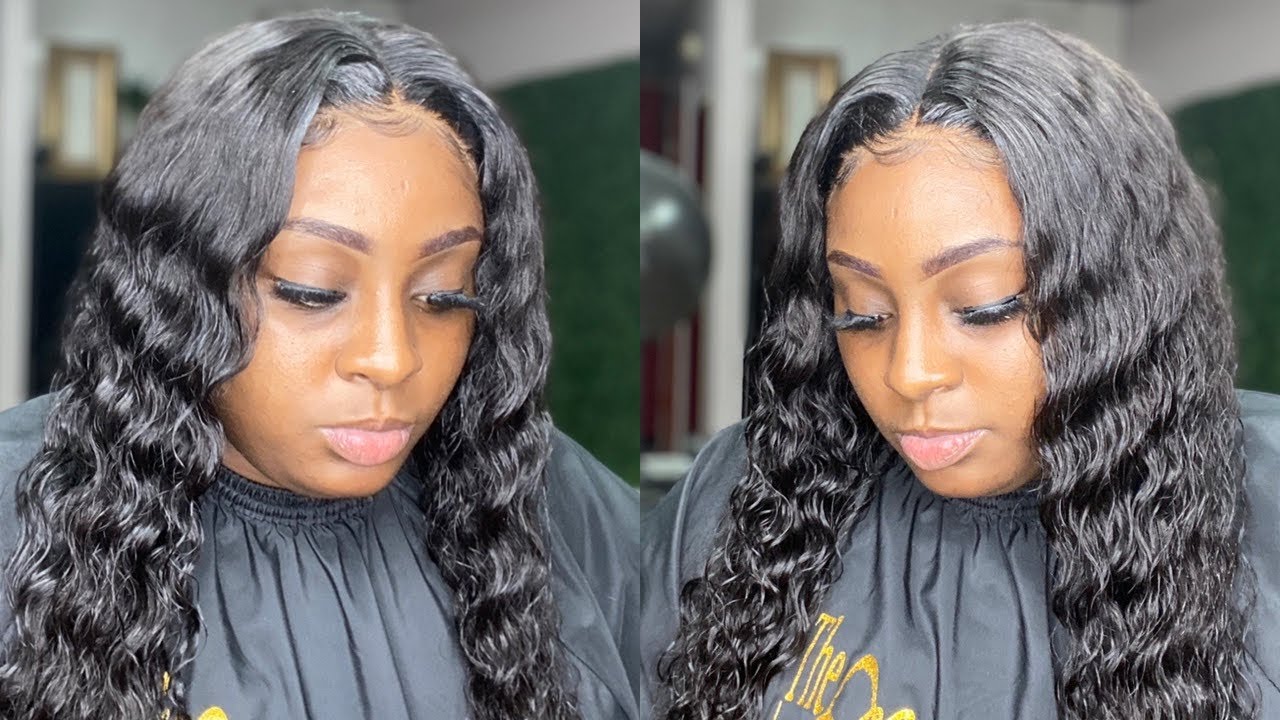 IT’S THE WAVE PATTERN FOR ME 😍BRAZILIAN WAVE LACE WIG INSTALL FT HAIRSASA
