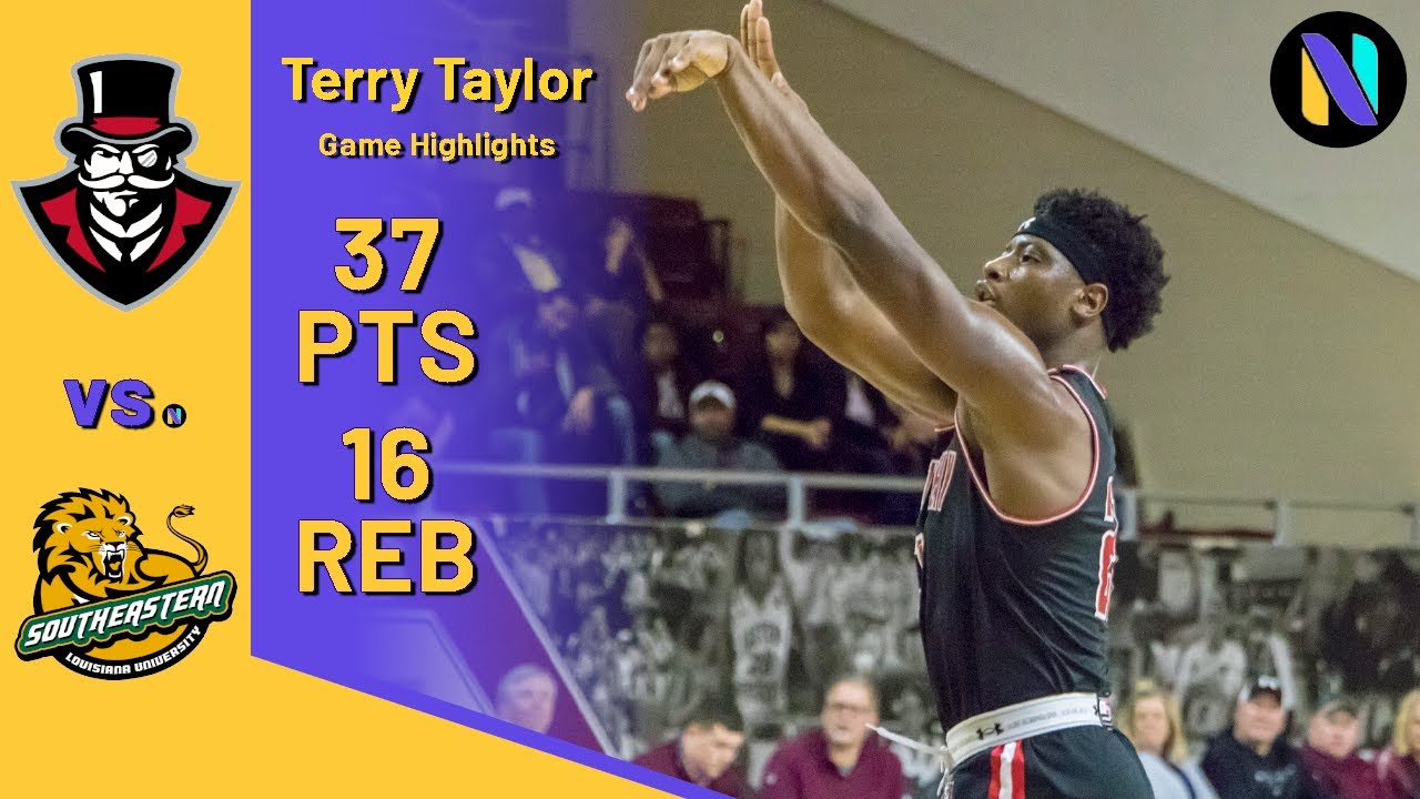 Terry Taylor Austin Peay Governors 37 PTS 16 REB vs SE Louisiana Lions | Next Ones
