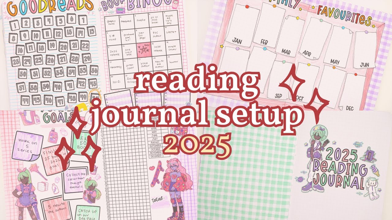 2025 Reading Journal Setup ☆ Journal With Me