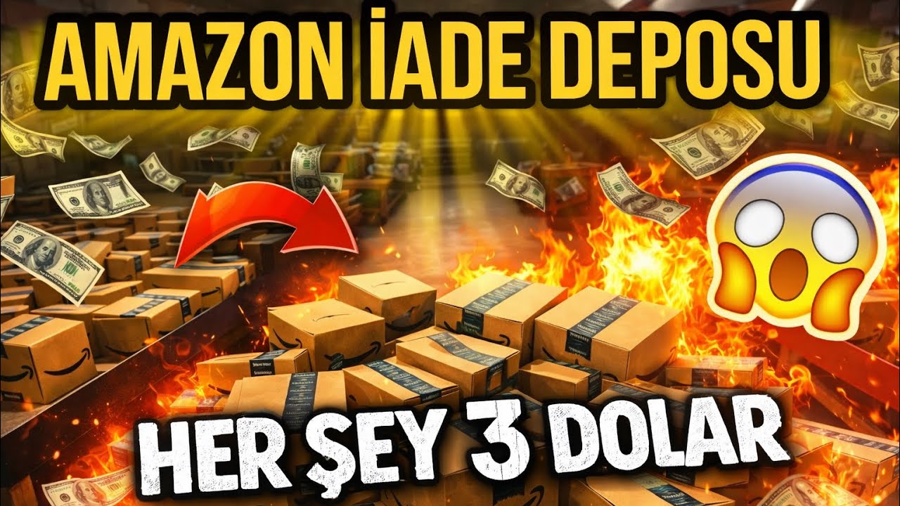 AMAZON İADE DEPOSUNDA HER ŞEY 3 DOLAR!!! - HAZİNE AVLIYORUZ