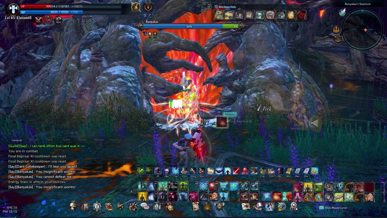 TERA Priest DPS Ghillieglade HM in under 30 seconds