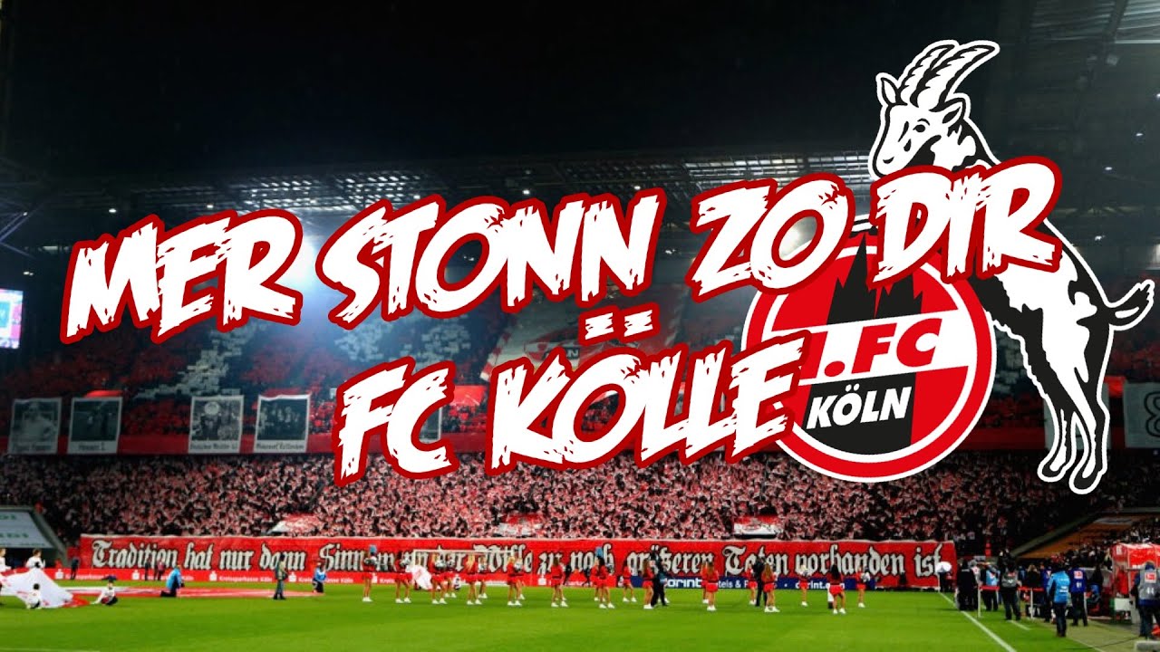 1. FC Köln Hymne - Mer stonn zo dir, FC Kölle (4K VIDEO)