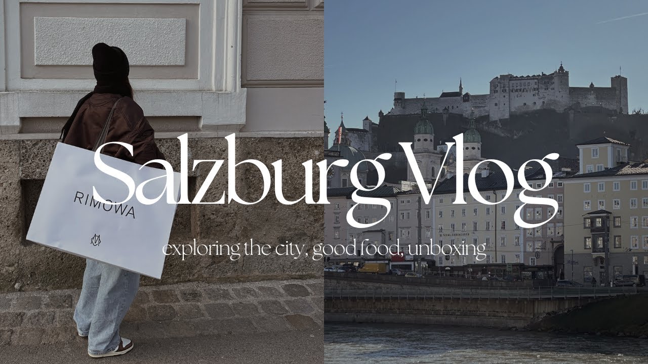 SALZBURG VLOG | Rimowa unboxing, best things to do, Wiener Schnitzel, Café Tomaselli