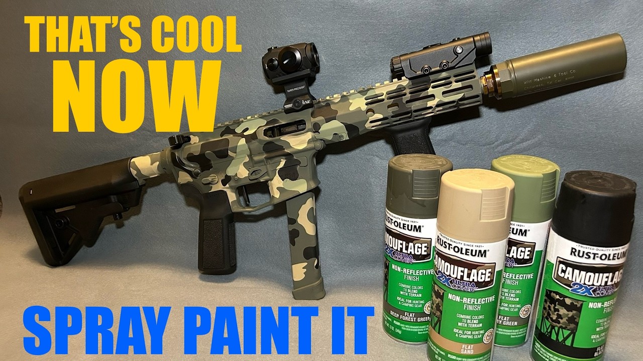 Camo Rattle-Can How-To - The Joy Of Painting Rifles
