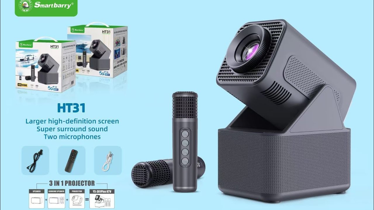 Smartbarry HT 31 Larger high-definition screenSuper surround soundTwo microphones NEW Models Pro