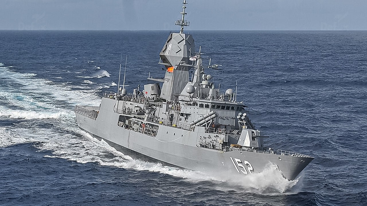 Royal Australian Navy's Massive ships in Action in the Middle of the Sea