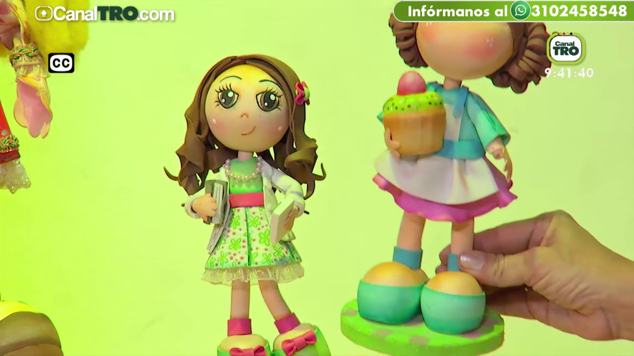 Muñeca gorjus en fomi - Hecho con Estilo