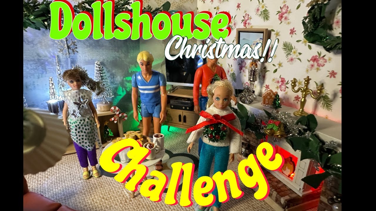 #DCHoliday25 Christmas room challenge 1:24 scale