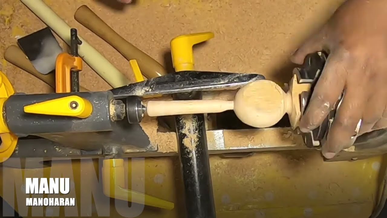 How To Make A Wooden Spoon On The Lathe / Woodturning Project | Manu Manoharan