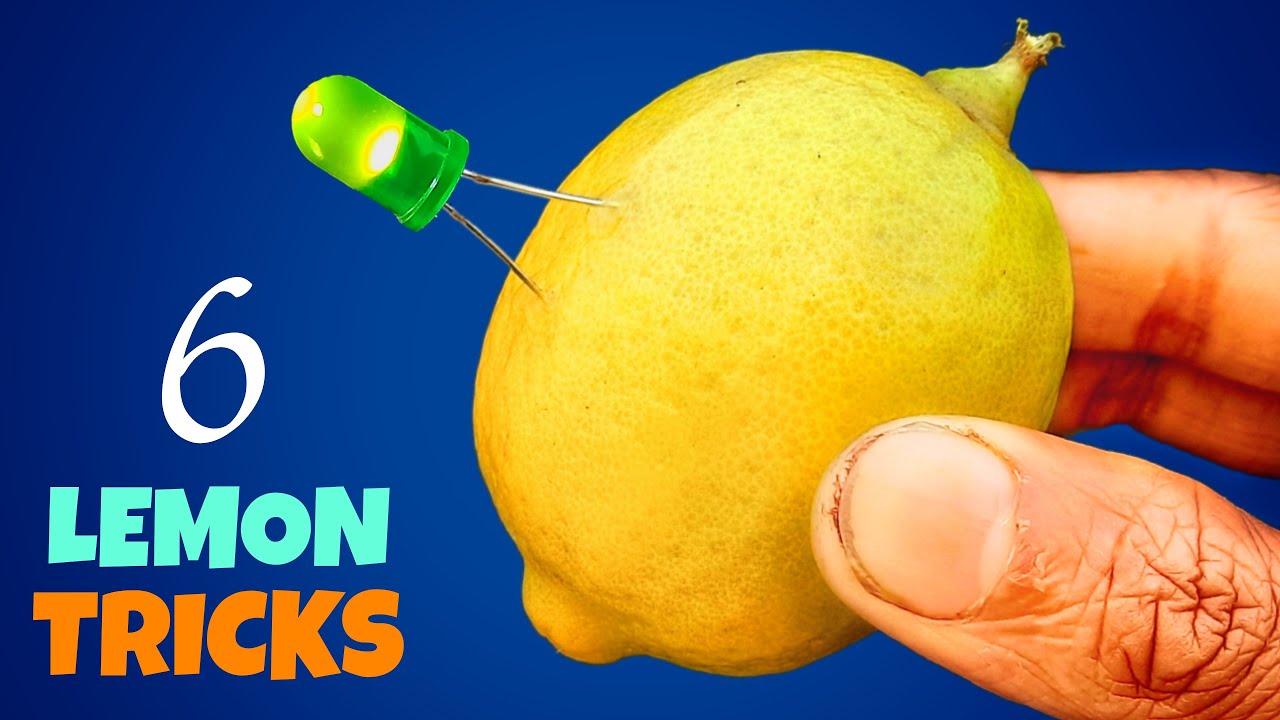 6 Amazing Lemon Tricks || Easy Science Experiments With Lemon