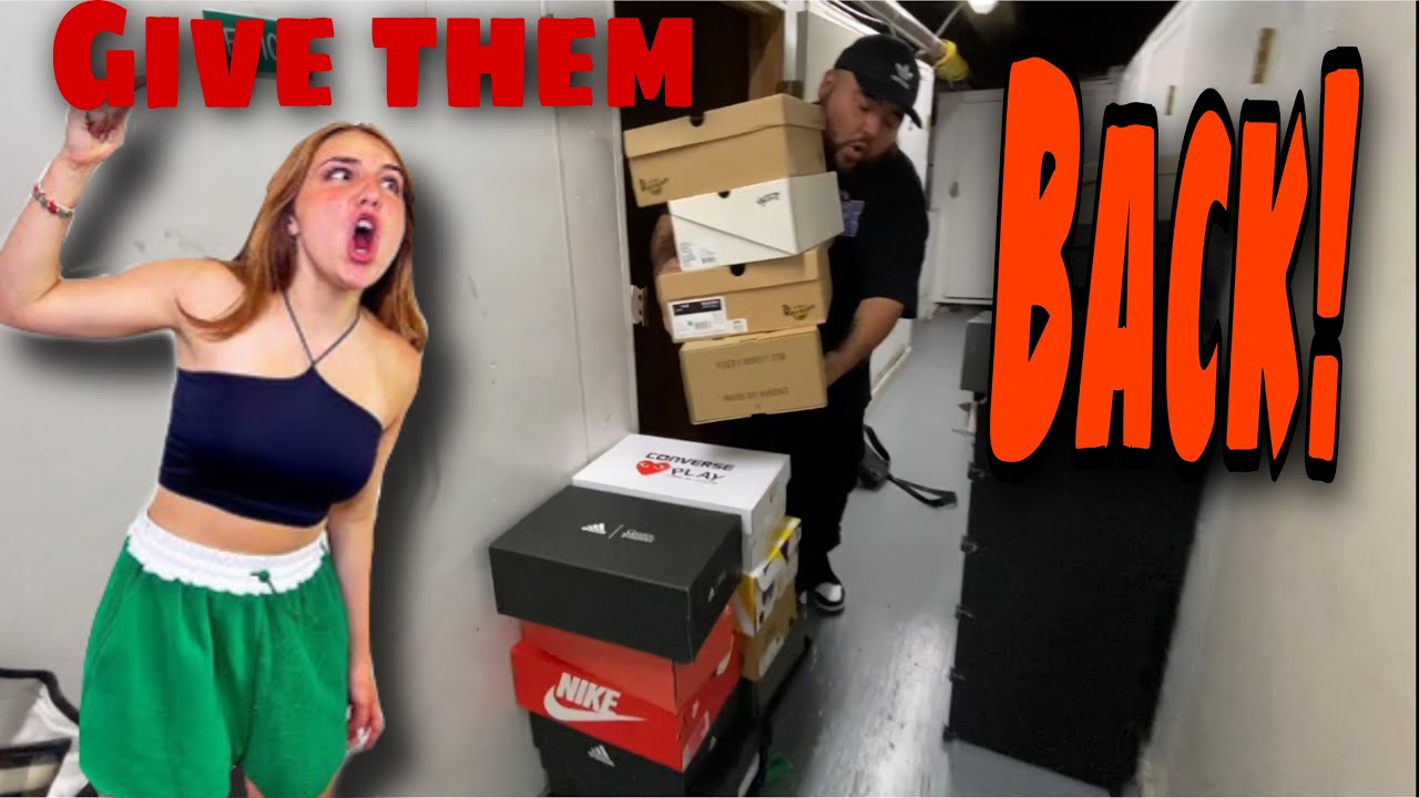 Found Shoe collection worth thousands | rare air #Jordans took away | bought #valuable storage unit