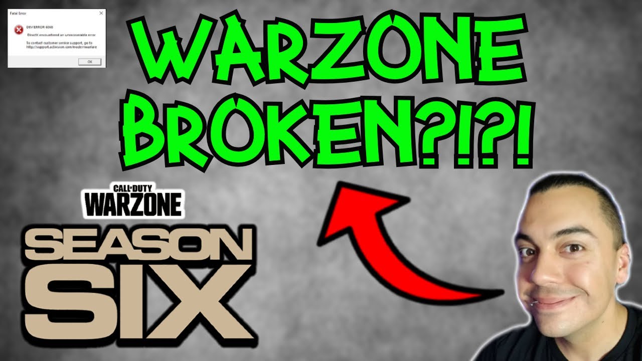 How To FIX WARZONE SEASON 6 the ULTIMATE Modern Warfare PC CRASH TEXTURE DEV ERROR Fix Guide!