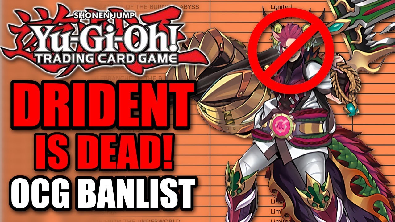 DRIDENT IS DEAD! Yu-Gi-Oh! Official OCG July 2021 Banlist + TCG Implications!