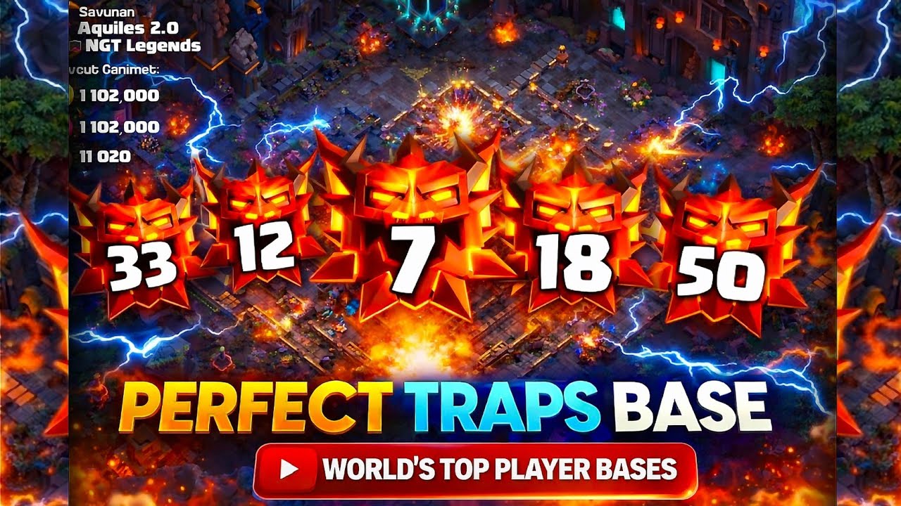 Best TH18 LEGEND BASE LINKS at +5599 Trophies in 2026 | Th18 cwl Bases | Clash of Clans Base Layouts