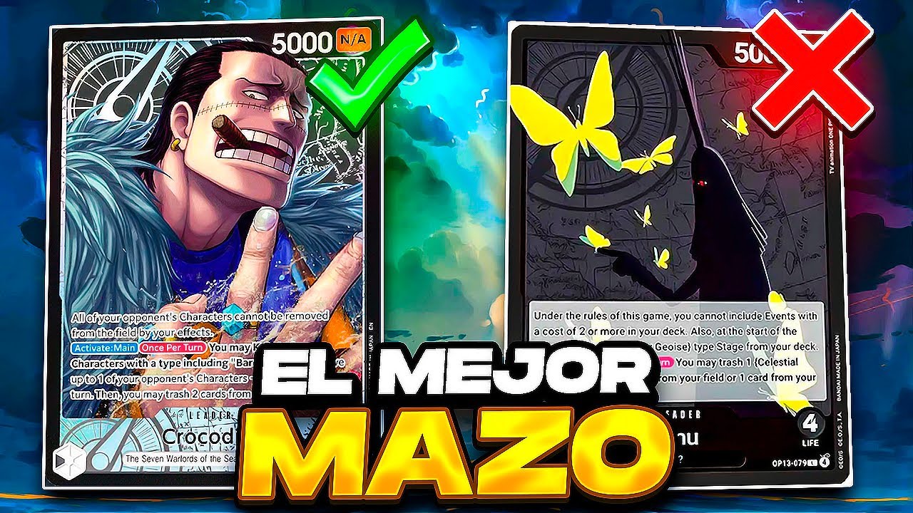 El mejor mazo negro del formato: CROCODRILE OP-14 | Deck Profile + Gameplay
