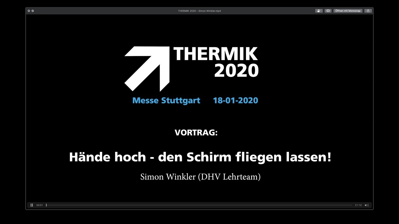 THERMIK 2020 – Simon Winkler – Hände hoch - den Schirm fliegen lassen!