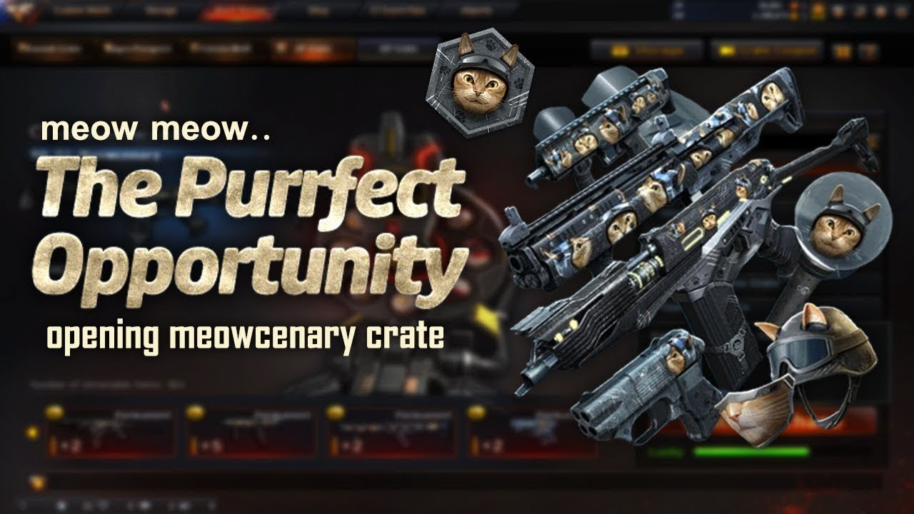 Crossfire West 2025 Rank event crates Meowcenary crates !😻