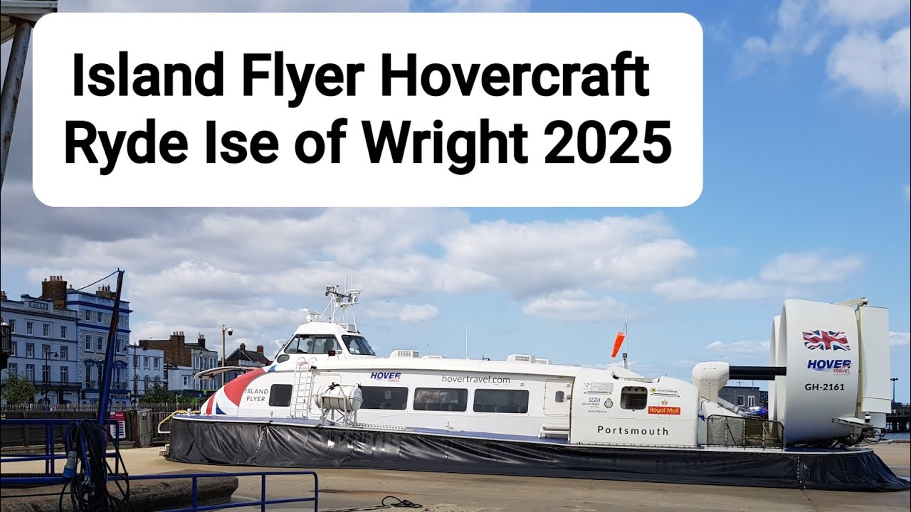 Hover Travel Island Flyer Ryde Ise of Wright, last public Hover service in the world summer 2025