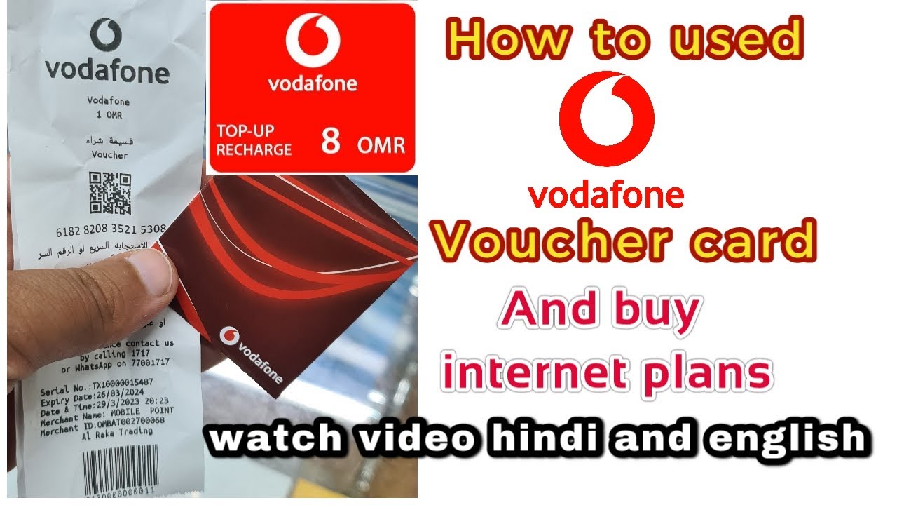How to used Vodafone Voucher And buy internet plan in Oman 🇴🇲