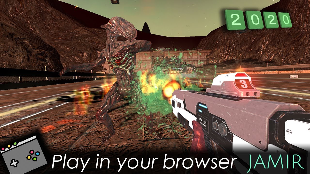Browser FPS Game 2020 - Jamir - 7 minute gameplay