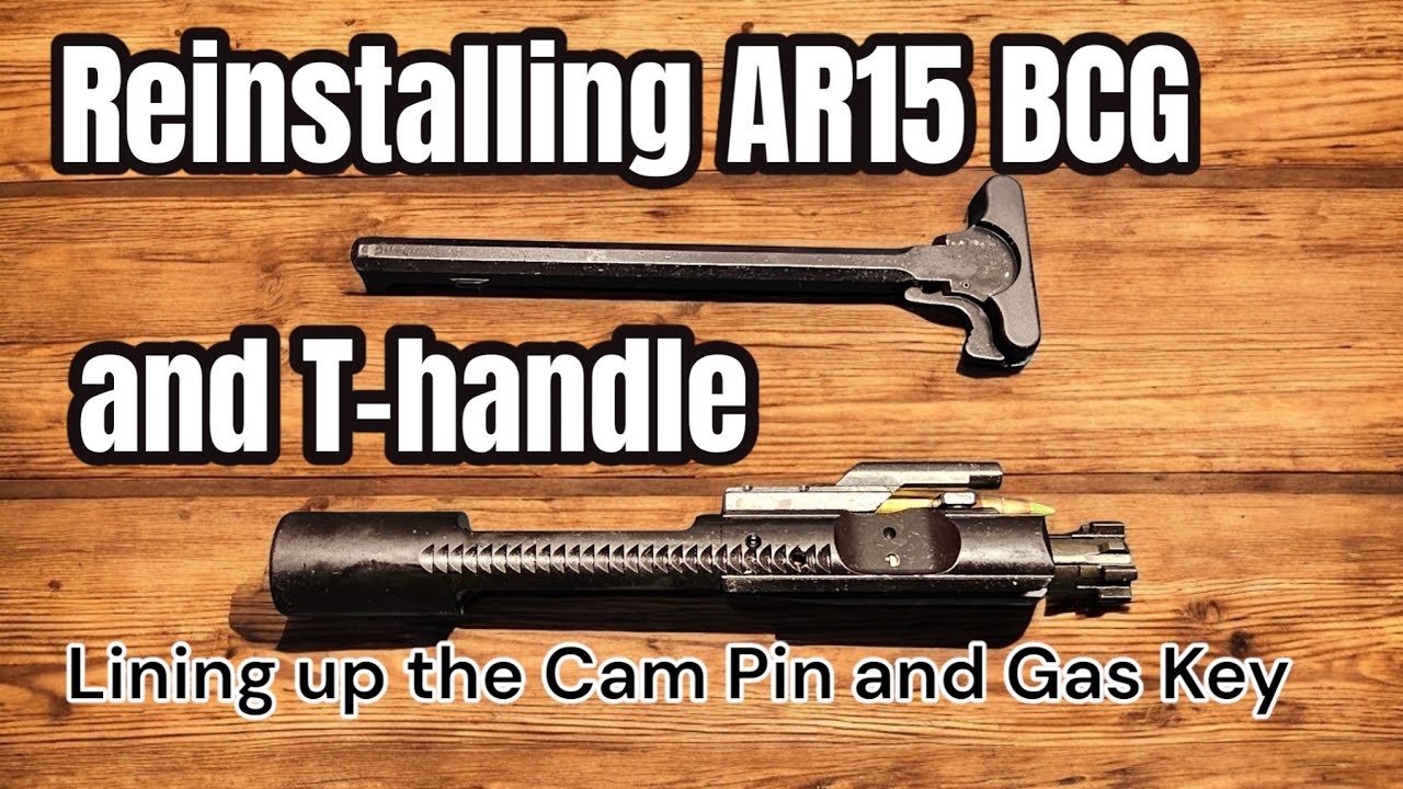 Quick Tip: How to install a Bolt Carrier Group BCG and charging handle on an AR15