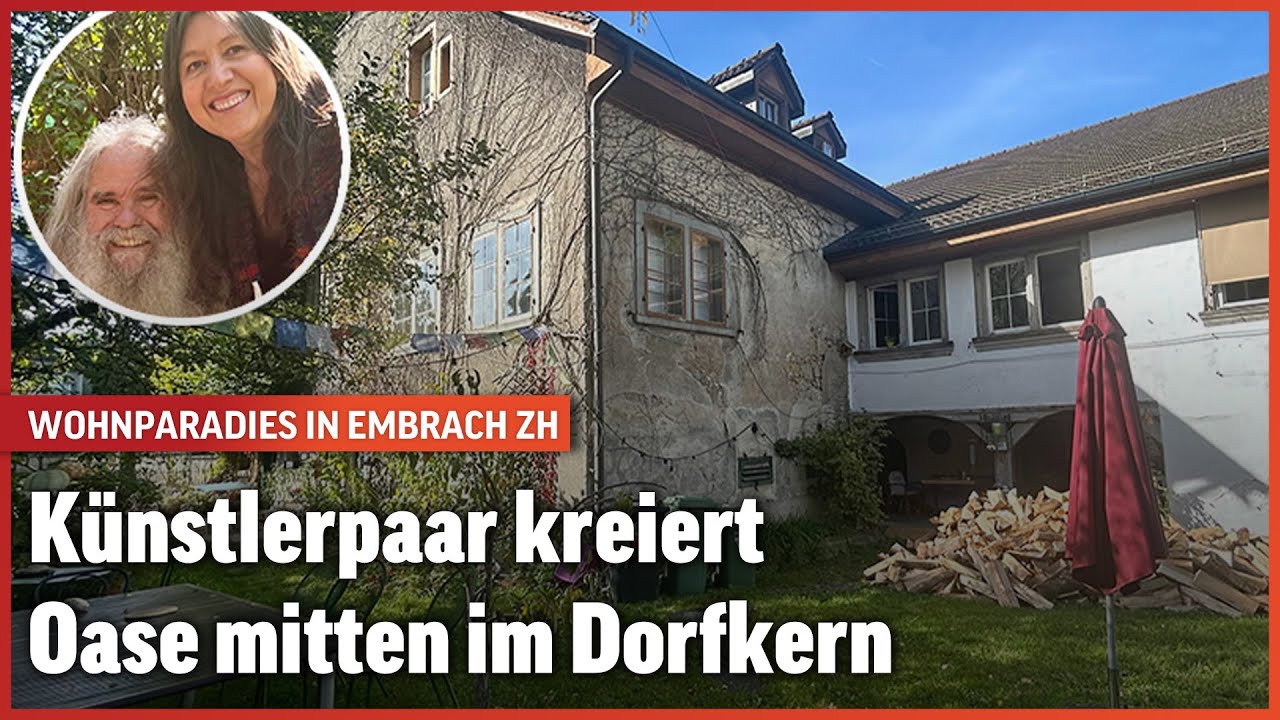 Künstler-Ehepaar kreiert Oase mitten im Dorfkern von Embrach | So wohnt die Schweiz | Folge 8