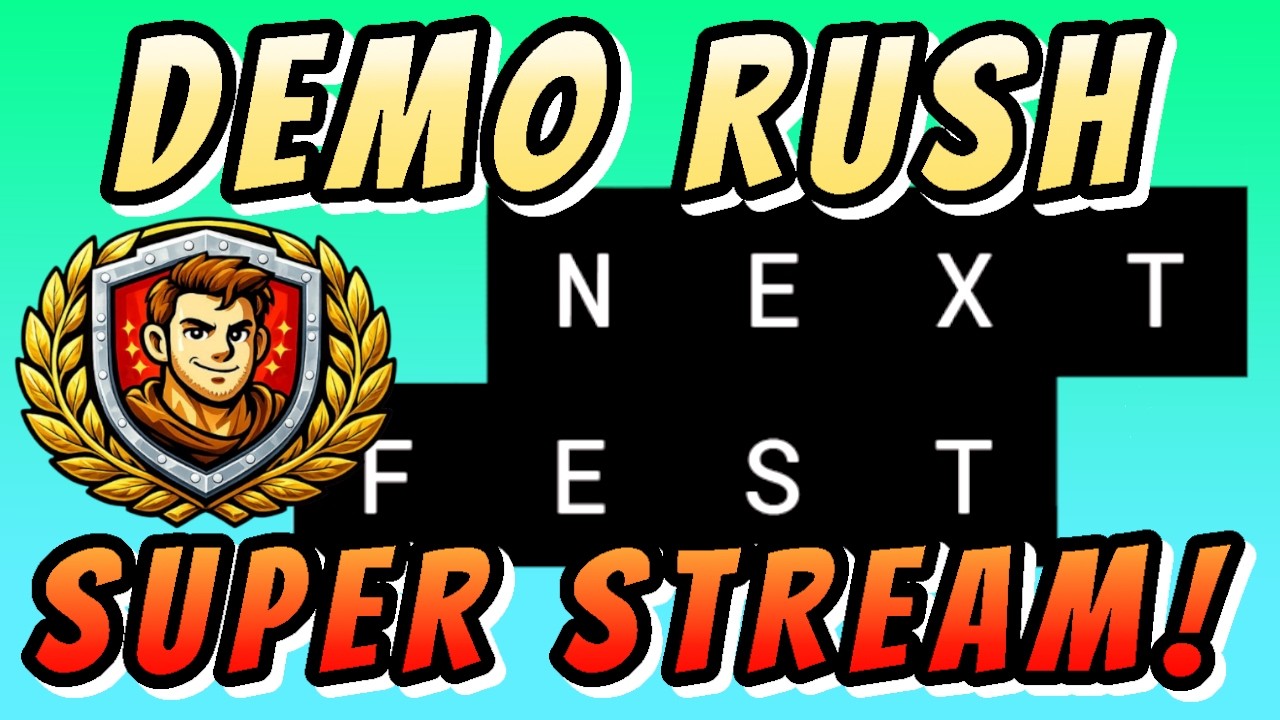 DEMO RUSH SUPER STREAM! How Many NEXT FEST Demos Can We Cover Tonight? | Discover NEW Indie GEMS!