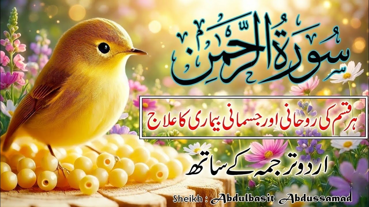 Surah Rahman Urdu & Hindi Tarjuma | Abdul Basit Ki Best Quran Tilawat | Episode 186