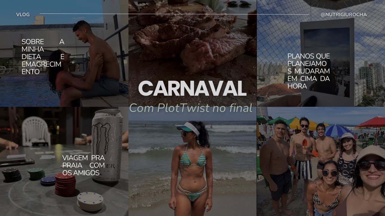Papo sobre meu emagrecimento e um pouco do carnaval