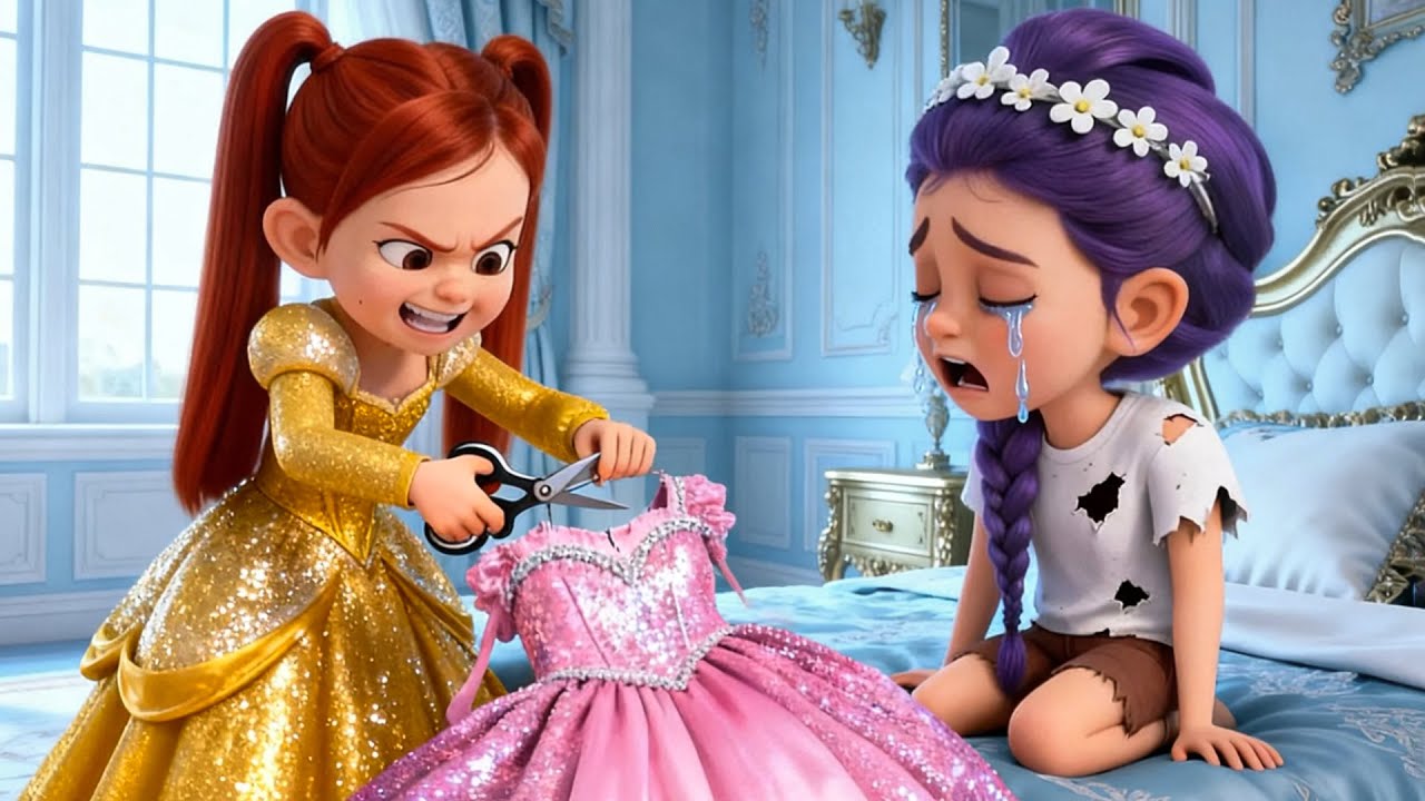 😱 OMG!⚡️Baby Mira plots to destroy Rumi's dress Quietly 😭👗| Demon Slayer KPOP
