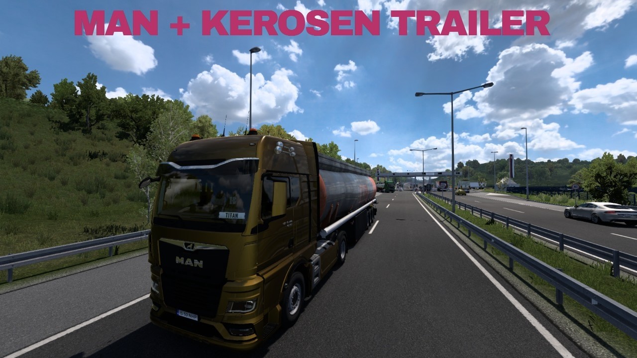 This Sunset Makes ETS2 Look REAL 🌅 MAN Truck Timelapse Drive