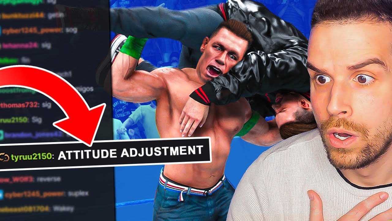 WWE 2K But Everything Twitch Chat Types Happens!