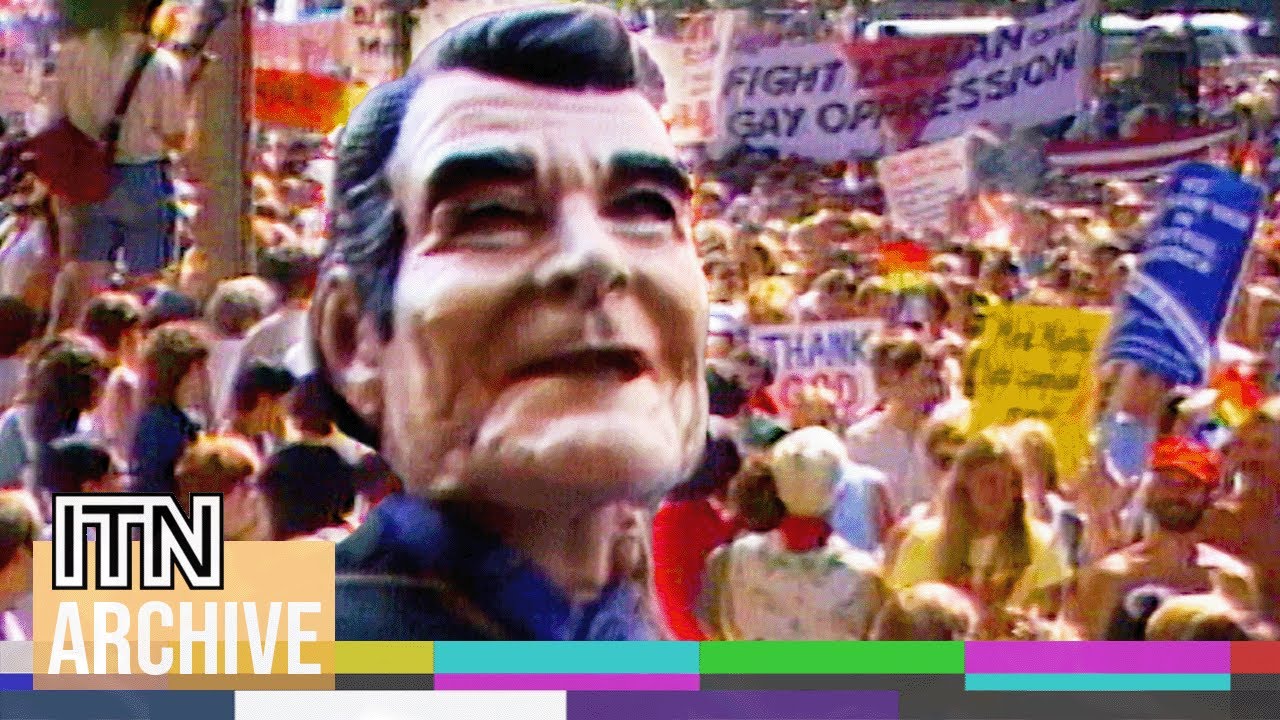 DNC '84 Footage - San Francisco Gay Rights March (1984)